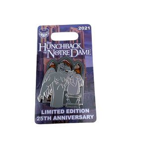Disney Hunchback Notre Dame 25th Anniversary Gargoyles Laverne Hugo Victor Pin